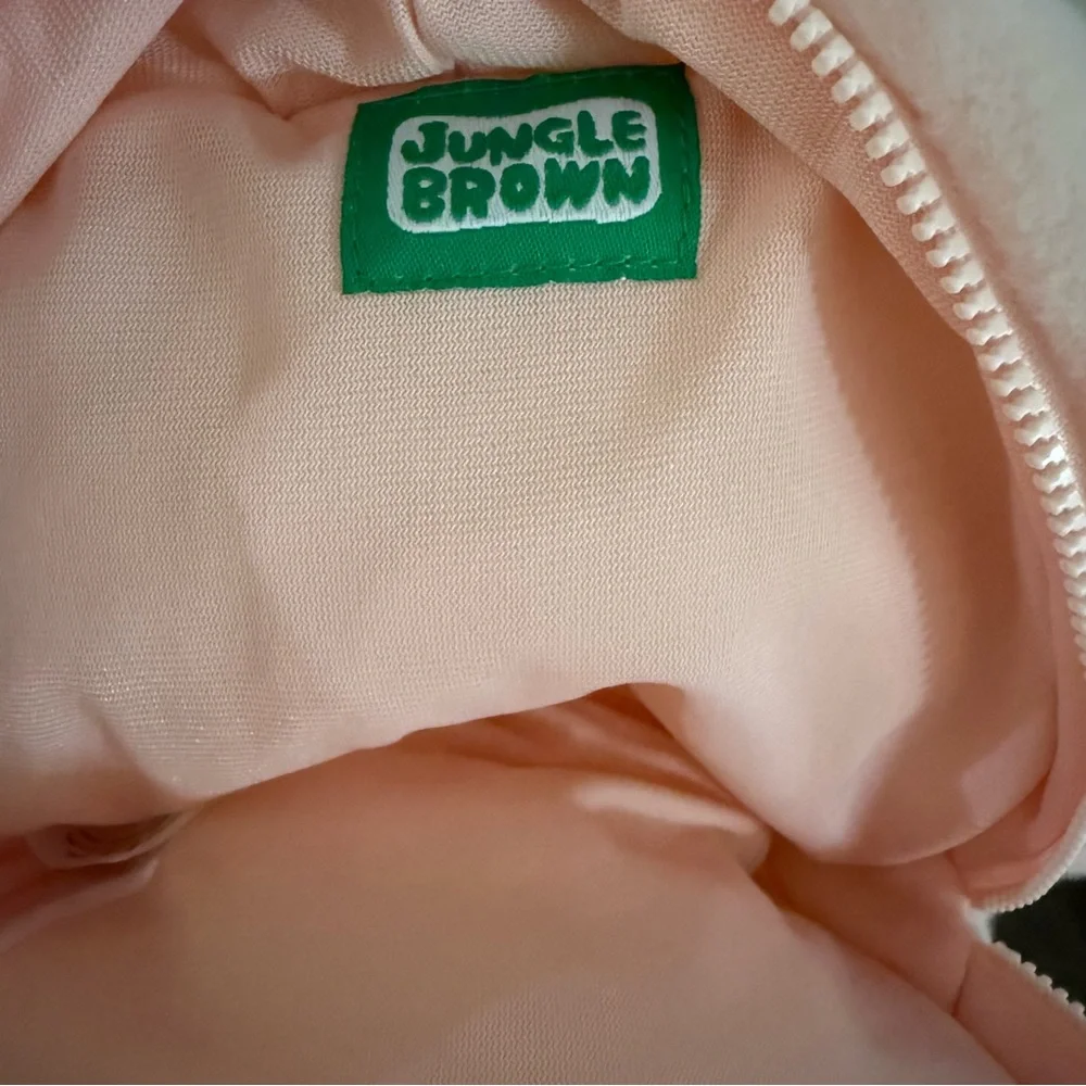 LINE FRIENDS Jungle Brown Piggy Plush Backpack Kawaii Bag